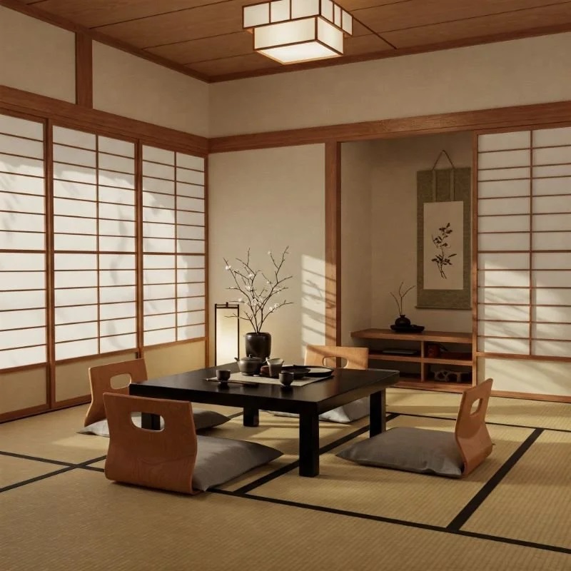 طراحی-در-دکوراسیون-مینیمال-ژاپنی