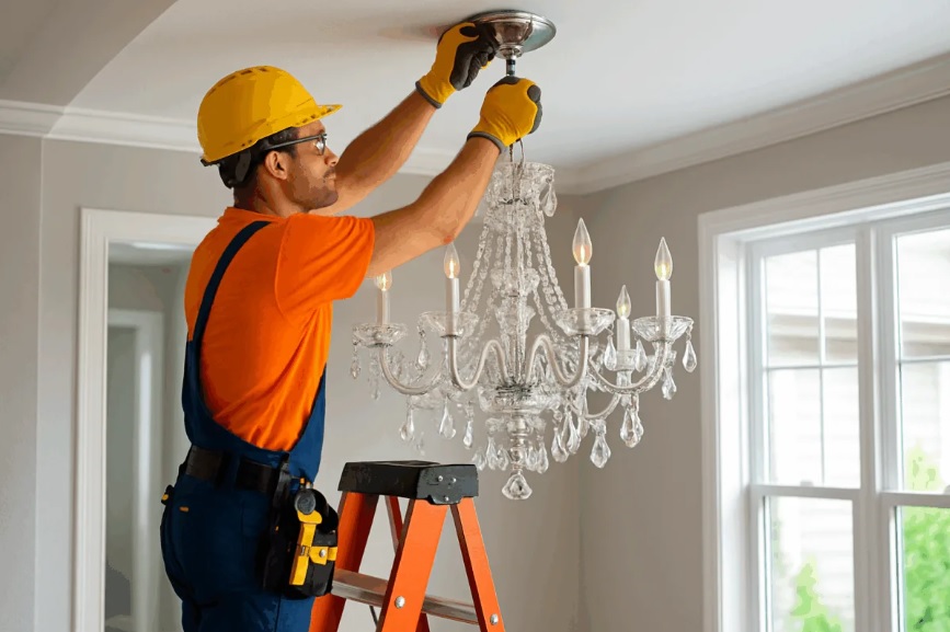 نصب لوستر و ۷ اشتباه خطرآفرین که خانه را ناامن می‌کند