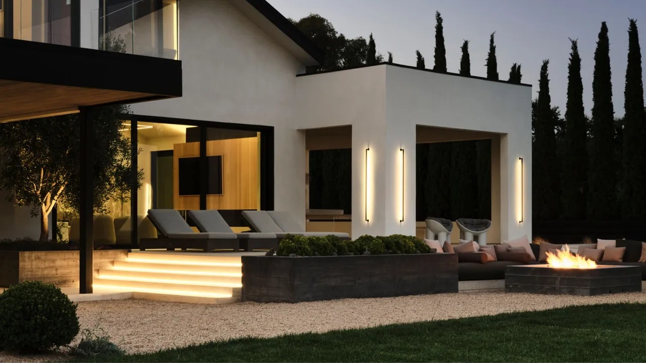 بهترین-نورپردازی-خارجی-فضای-خانگی